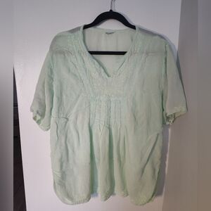 Mint Green Women's Top Size 3X #337